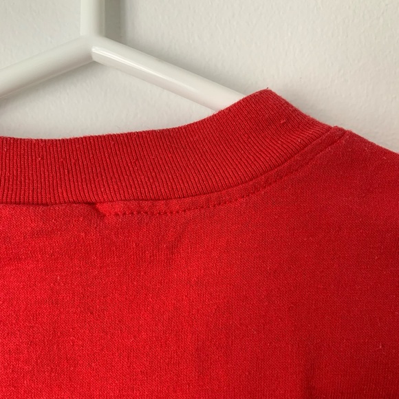 Vintage Kid’s Blank Tshirt in Red - Picture 5 of 5